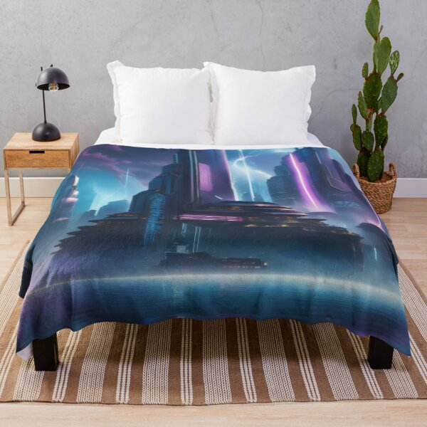 Item preview, Futuristic Technomage Cityscape designed and sold by PanoramaPrints.