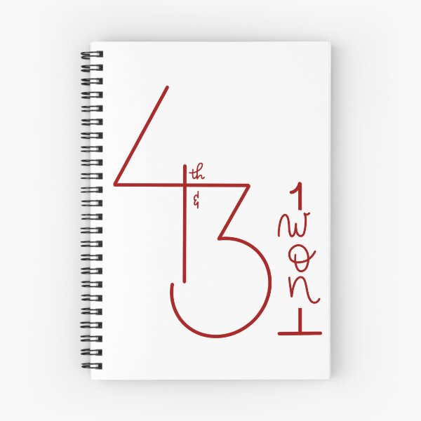 Item preview, 4th & 31 - Cursive Won Vertical designed and sold by pdaniels.