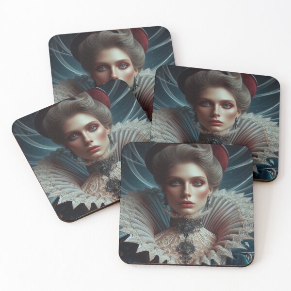 Item preview, Clamor  Aristocratic 1920 style Lady  Portrait Fashion Artificial intelligence Ai designed and sold by AiPoliviosArt.