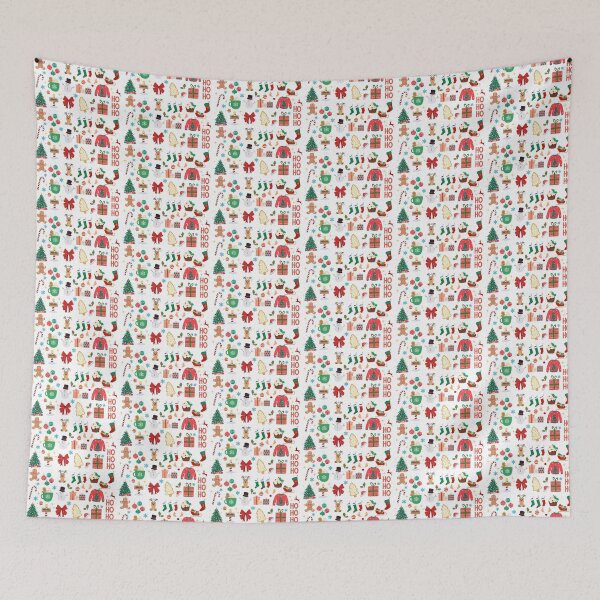Item preview, patrón de navidad designed and sold by cloudvity.