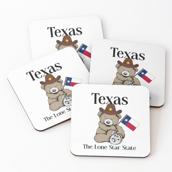 Artikelvorschau, Texas State Teddybär entworfen und verkauft von kjanedesigns.