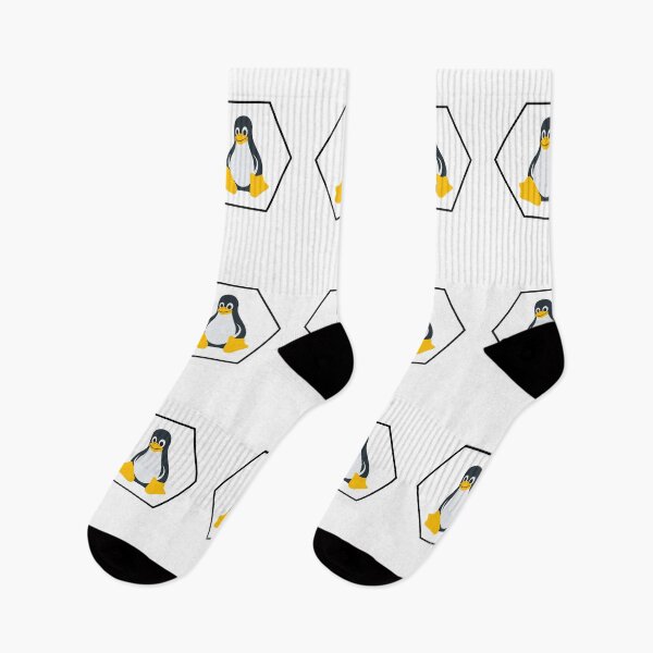 Item preview, Linux hexagon penguin designed and sold by Redstrawberry13.