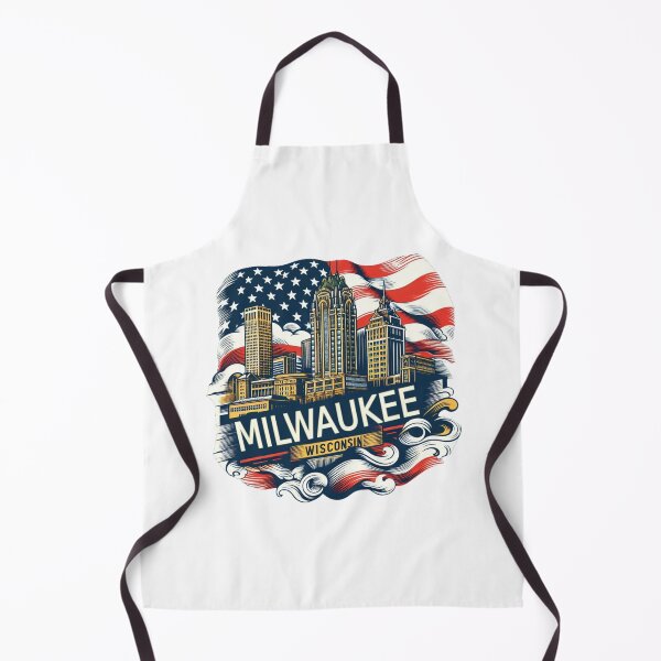 Item preview, Milwaukee, Wisconsin, Watercolor Illustration designed and sold by PaintMeWorld.
