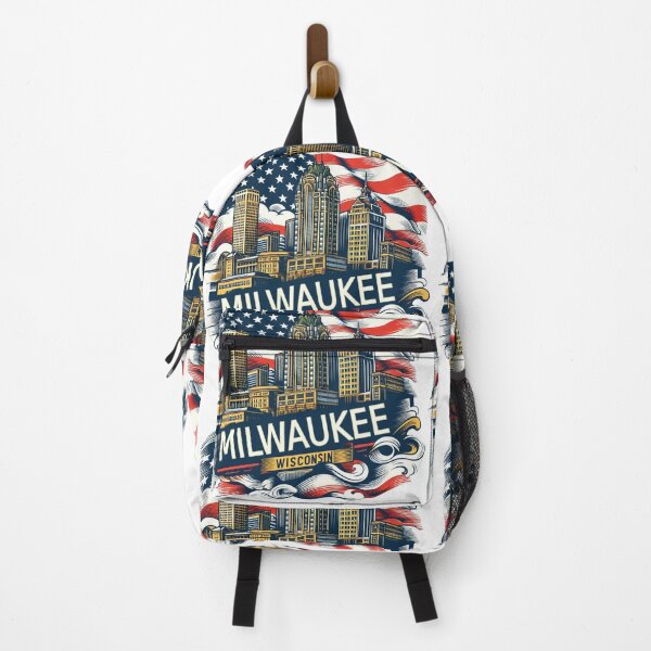 Item preview, Milwaukee, Wisconsin, Watercolor Illustration designed and sold by PaintMeWorld.