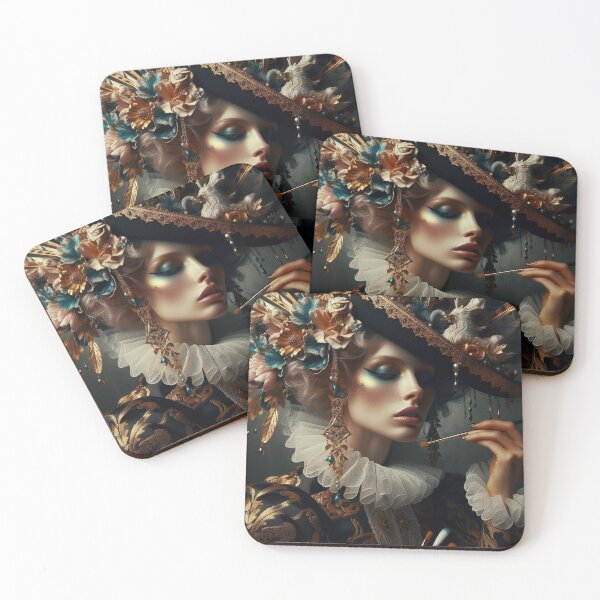 Item preview, Clamor  Aristocratic 1920 style Lady  Portrait Fashion Artificial intelligence Ai designed and sold by AiPoliviosArt.
