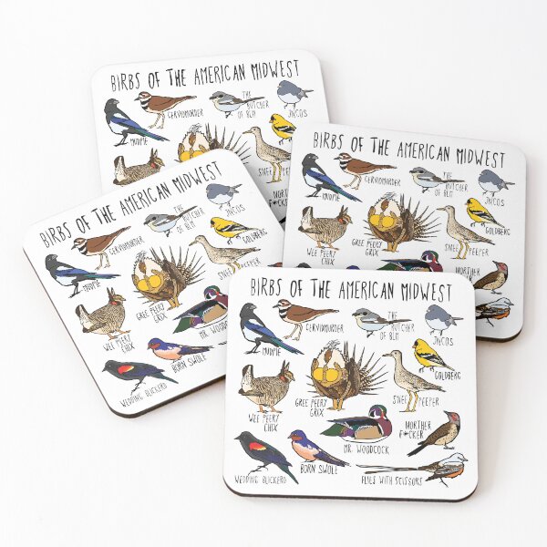 Item preview, BIRBS OF THE AMERICAN MIDWEST designed and sold by fuzzytooth.