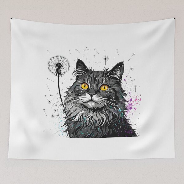 Item preview, Dandelion Cat Lovers Cats Kittens designed and sold by Mayalogo.