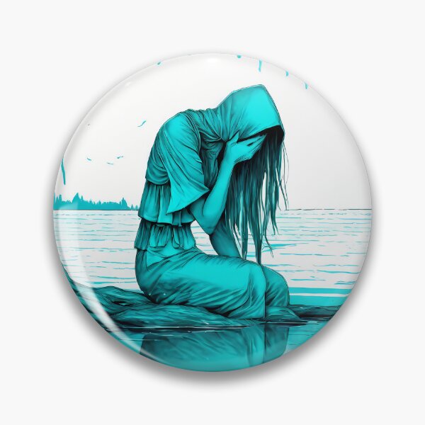 Item preview, Melancholic Dawn: Digital Art That Arouses Grief on the Lakeshore designed and sold by Artedig.