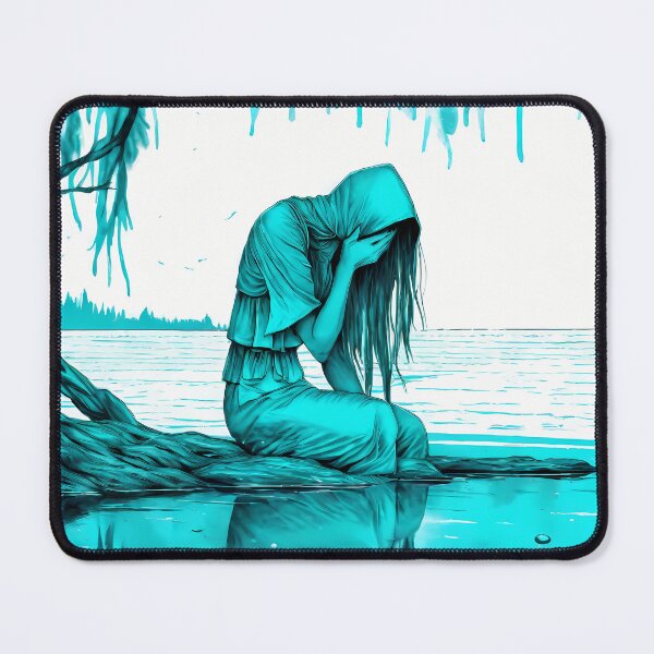 Item preview, Melancholic Dawn: Digital Art That Arouses Grief on the Lakeshore designed and sold by Artedig.
