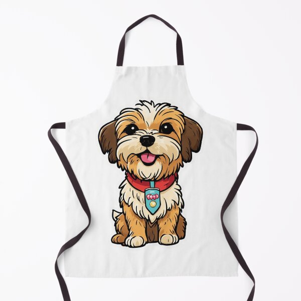 Item preview, Shorkie Charm: A Delightful Cartoon Sticker. Add a touch of whimsy to your belongings with this adorable sticker featuring the playful and lovable personality of Shorkies designed and sold by OURBYPRODUCTS.