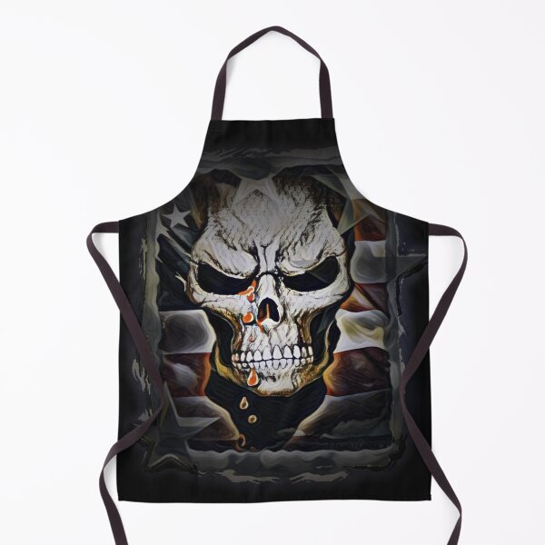 Item preview, SKULL IN A USA FLAG designed and sold by inarausch2023.