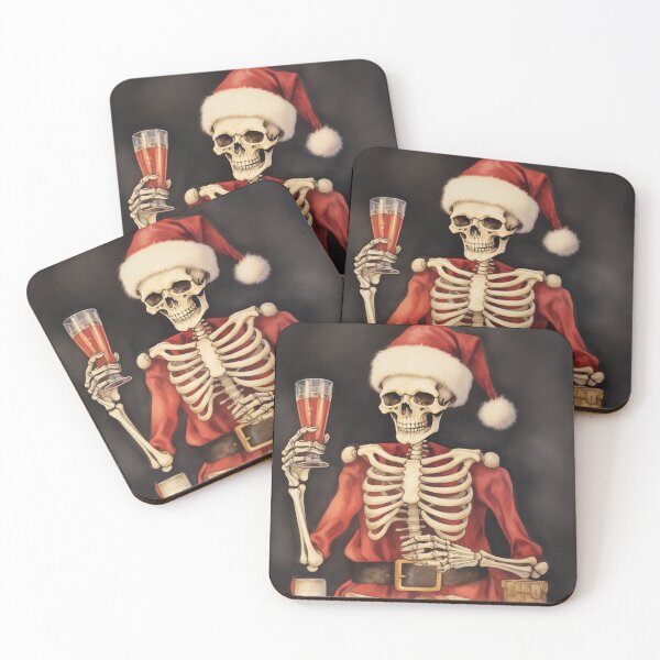 Item preview,  santa skeleton designed and sold by DarkRedNight.