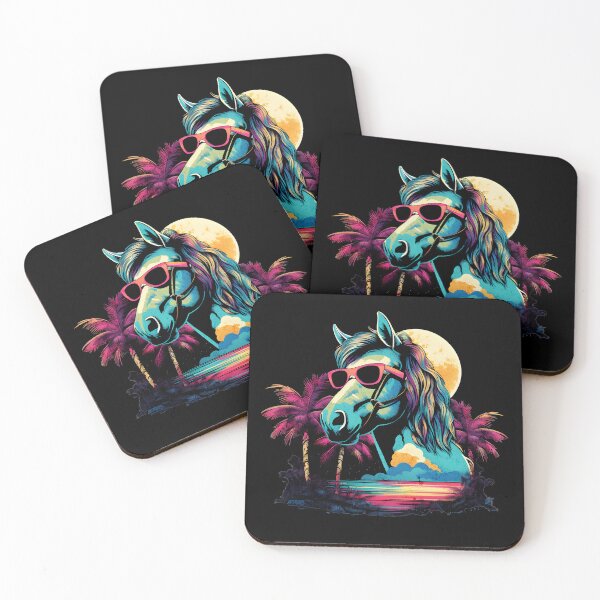 Item preview, Retro Wave Shire Horse Shirt designed and sold by RedDesignSyc.