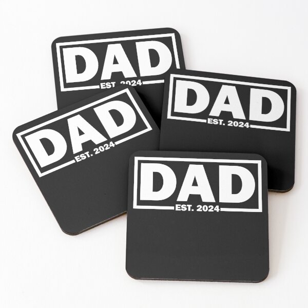 Item preview, New Dad Est 2024 First Fathers Day 2024 Promoted to Daddy designed and sold by teeshop87.
