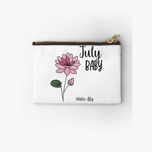 Item preview, Born in July Water Lily Birthday Birth Month Flower designed and sold by ArtVibeStudios.
