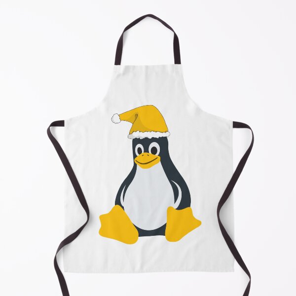 Item preview, Linux penguin - Christmas hat designed and sold by Redstrawberry13.
