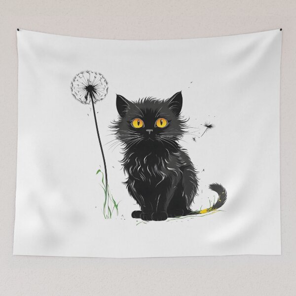 Item preview, Dandelion Cat Lovers Cats Kittens designed and sold by Mayalogo.
