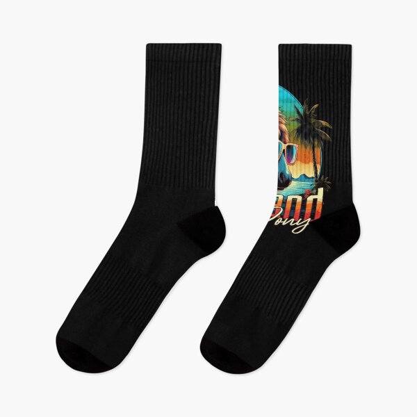 Item preview, Retro Wave Shetland Pony Horse Vibes Palm Design designed and sold by RedDesignSyc.