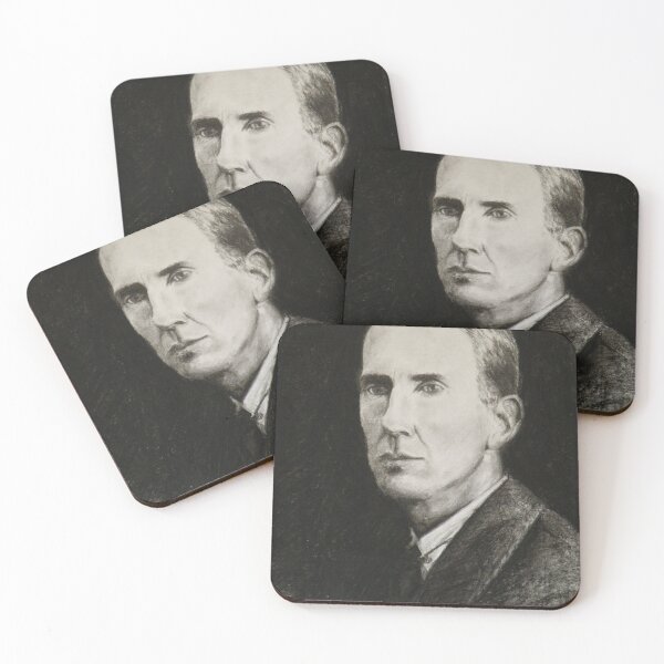 Item preview, J.R.R.Tolkien Charcoal Portrait designed and sold by Dean Harkness Art.