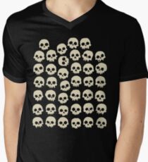 Skulls Men's V-Neck T-Shirt