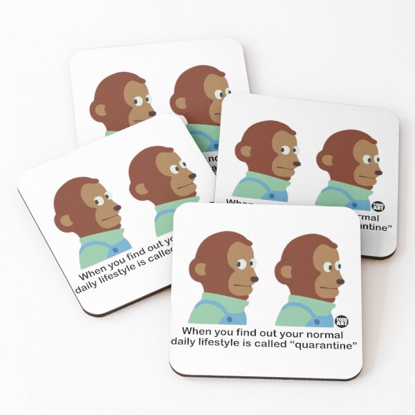 Item preview, AWKWARD MONKEY QUARANTINE designed and sold by TODD GOLDMAN.