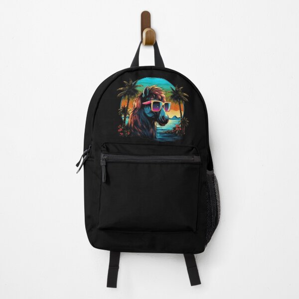 Item preview, Retro Wave Shetland Pony Horse Palm Design designed and sold by RedDesignSyc.