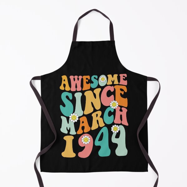 Item preview, Awesome Since March 1944 | Made In 1944 | Retro Groovy Birthday designed and sold by Christina-grich.