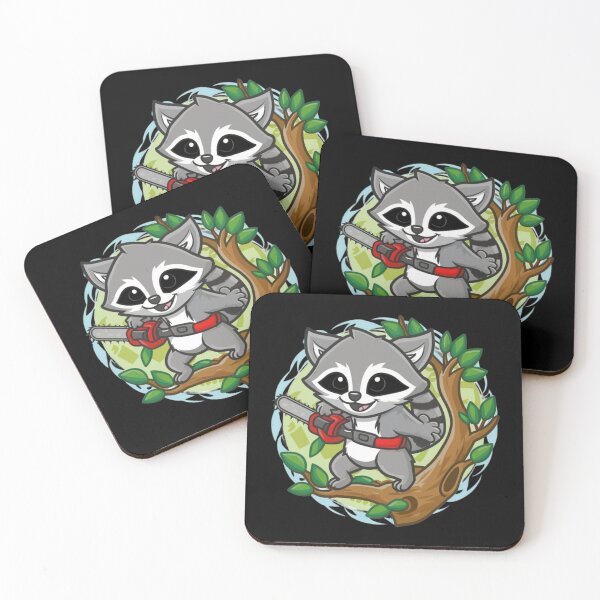 Item preview, Raccoon Arborist, funny gifts for arborists designed and sold by V-Tee.