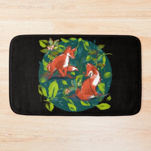 Item preview, Two red foxes designed and sold by Mary Jane Lange.