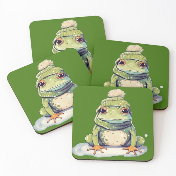 Item preview, winter frog designed and sold by Gadet100.