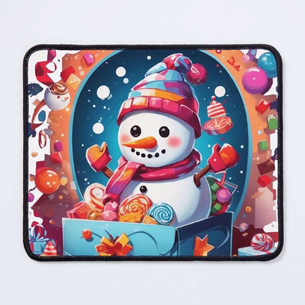 Item preview, Snowman's Jovial Journey designed and sold by Misterpng.