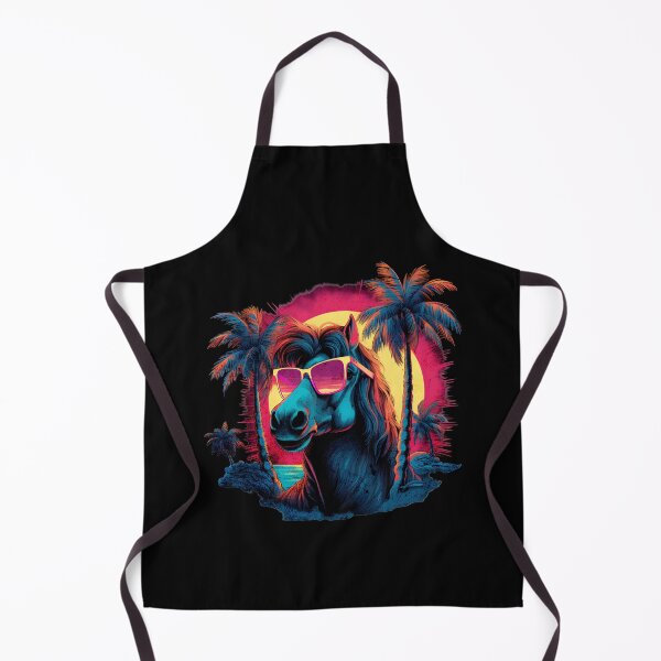 Item preview, Retro Wave Shetland Pony Horse Miami designed and sold by RedDesignSyc.