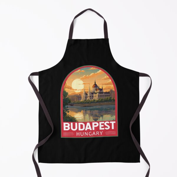Item preview, Budapest Hungary Travel Art Emblem designed and sold by KrisSidDesigns.
