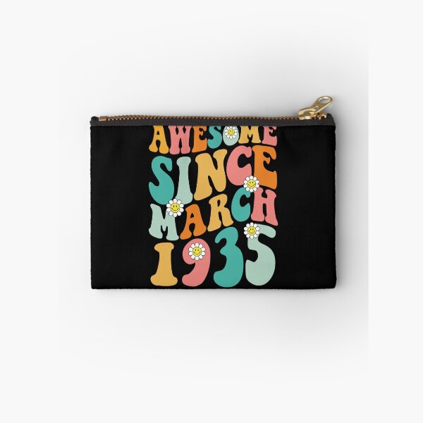 Item preview, Awesome Since March 1935 | Made In 1935 | Retro Groovy Birthday  designed and sold by Christina-grich.