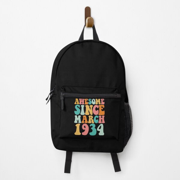 Item preview, Awesome Since March 1934 | Made In 1934 | Retro Groovy Birthday designed and sold by Christina-grich.