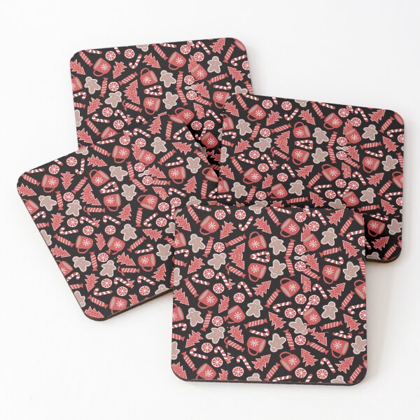Item preview, Dark Christmas patterns designed and sold by ZawadiNest ,.
