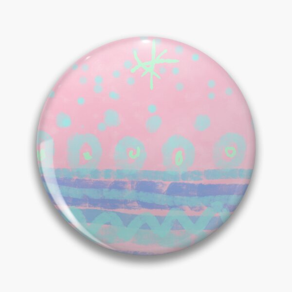 Item preview, Watercolor Christmas tree with decorations, intense colors, light blue and pastel pink. designed and sold by My-fake-places.