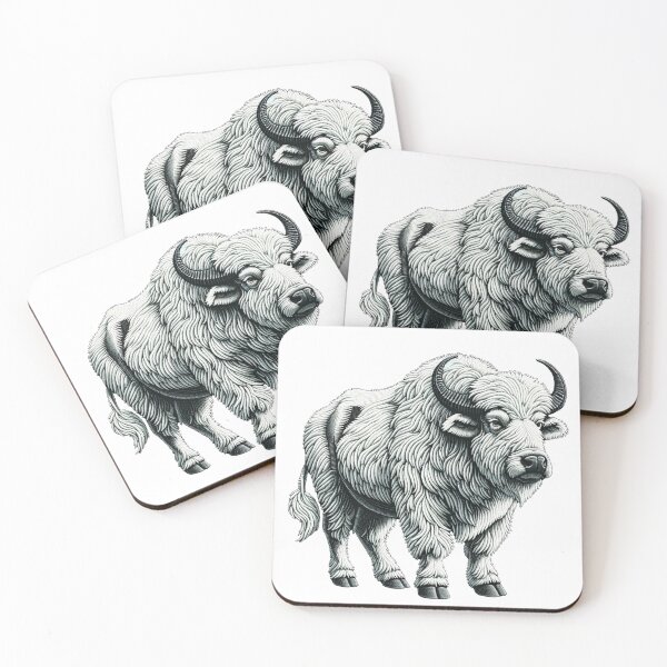 Item preview, The Legendary White Buffalo Animal from Native Americans designed and sold by kylmllr101684.