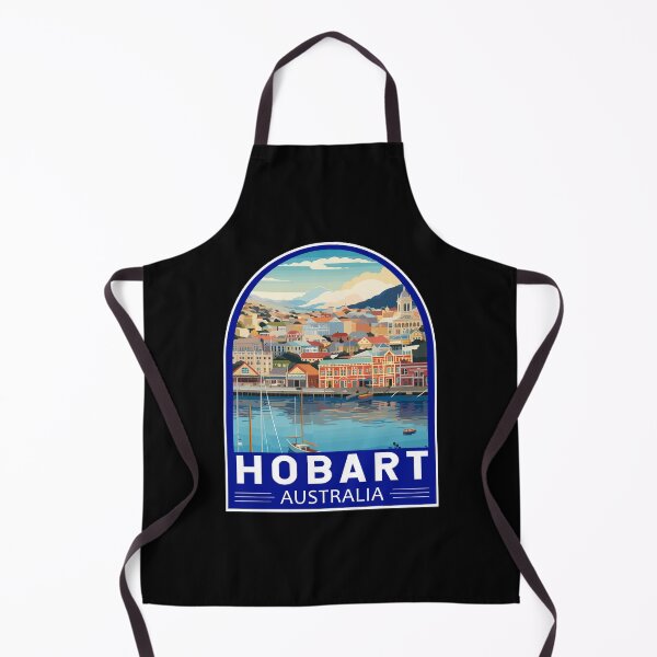 Item preview, Hobart Australia Travel Art Emblem designed and sold by KrisSidDesigns.