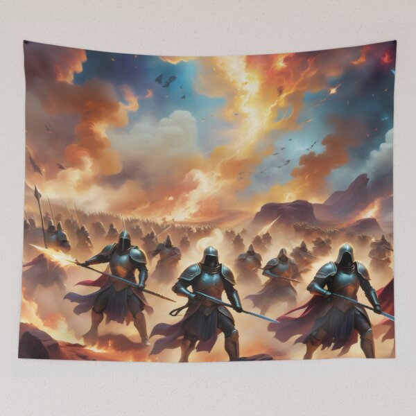 Item preview, Epic Ghostly Armies in Cosmic Battle designed and sold by PanoramaPrints.
