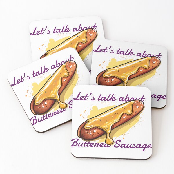 Item preview, Lets talk about buttered sausage designed and sold by obstinator.