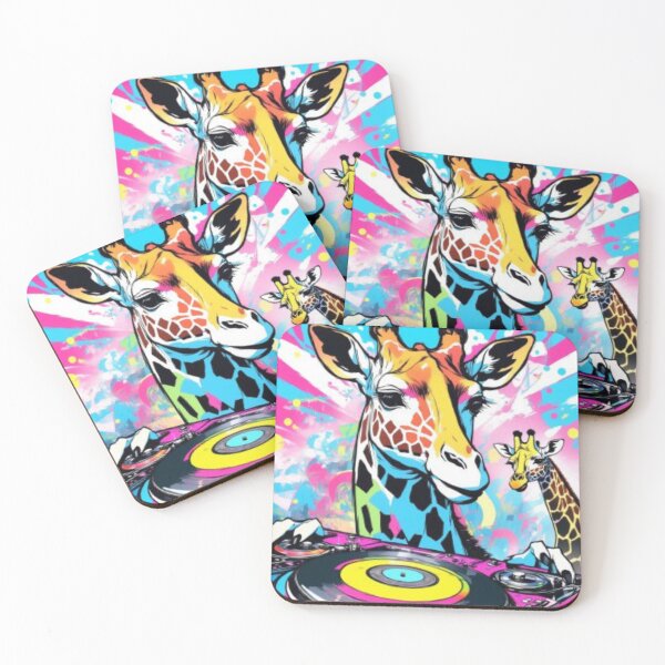 Item preview, Two Giraffe Heavy Partying designed and sold by Art Genix.