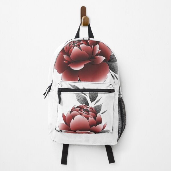 Item preview, red peonies designed and sold by Surreal Ilustra.