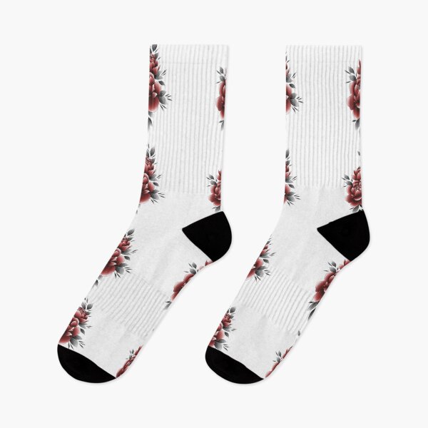 Item preview, red peonies designed and sold by Surreal Ilustra.