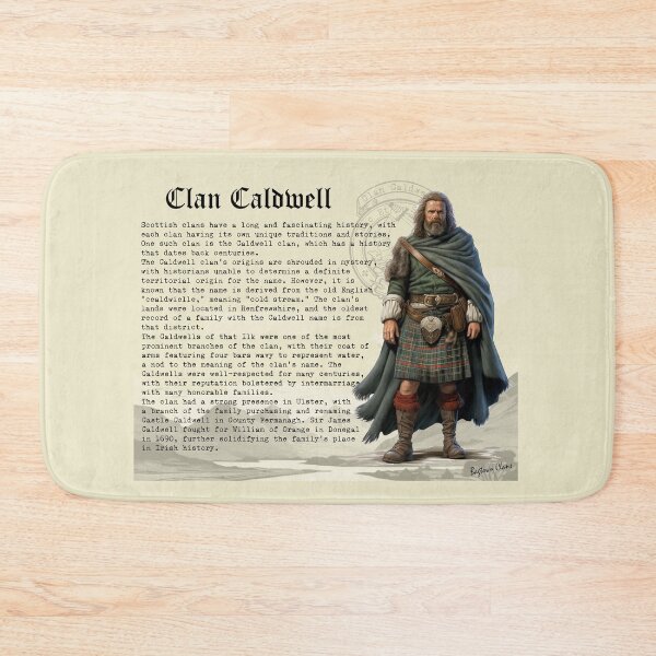 Item preview, Clan Caldwell Scottish History  designed and sold by BagTown Clans.