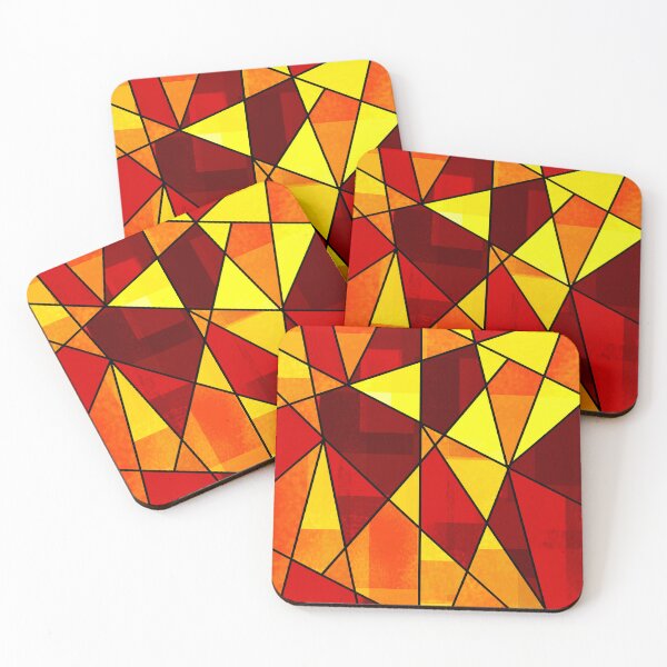 Item preview, Abstract Red and Yellow  designed and sold by Andrew  Hitchen.