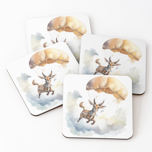 Item preview, Cute Saola parachute Escape designed and sold by Brendon987.