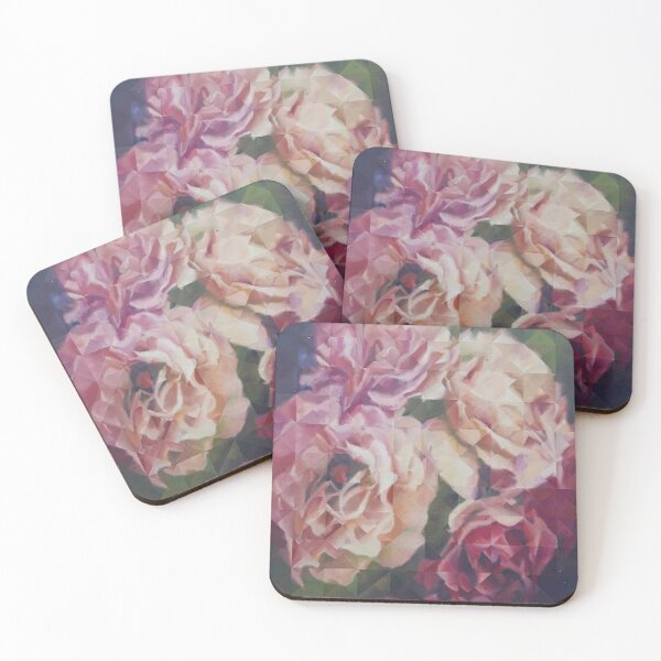 Item preview, Floral Original Geometric  Oil Painting designed and sold by RainbowShop.