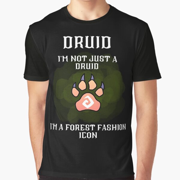 Classic Art Animal Dungeons Gaming Druid Finding More Ways T-Shirt