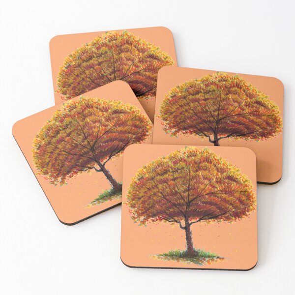 Item preview, Autumn tree designed and sold by PenworkGallery.